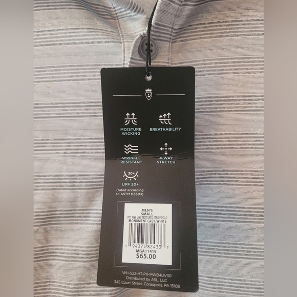 NWT WALTER HAGAN MENS GOLF POLO - Picture 2 of 4